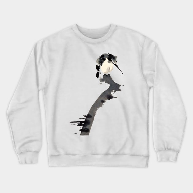 Miyamoto Musashi Sumi-e Painting Crewneck Sweatshirt by YokaiLee5